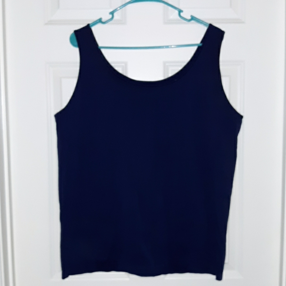 💥 2/$10 bundle Cato size 26/28 navy tank top